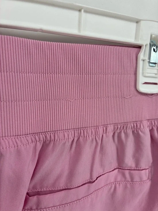 Women's Pink Performance Shorts Yoga Feminine Sporty Spring Athleisure - Picture 6 of 10